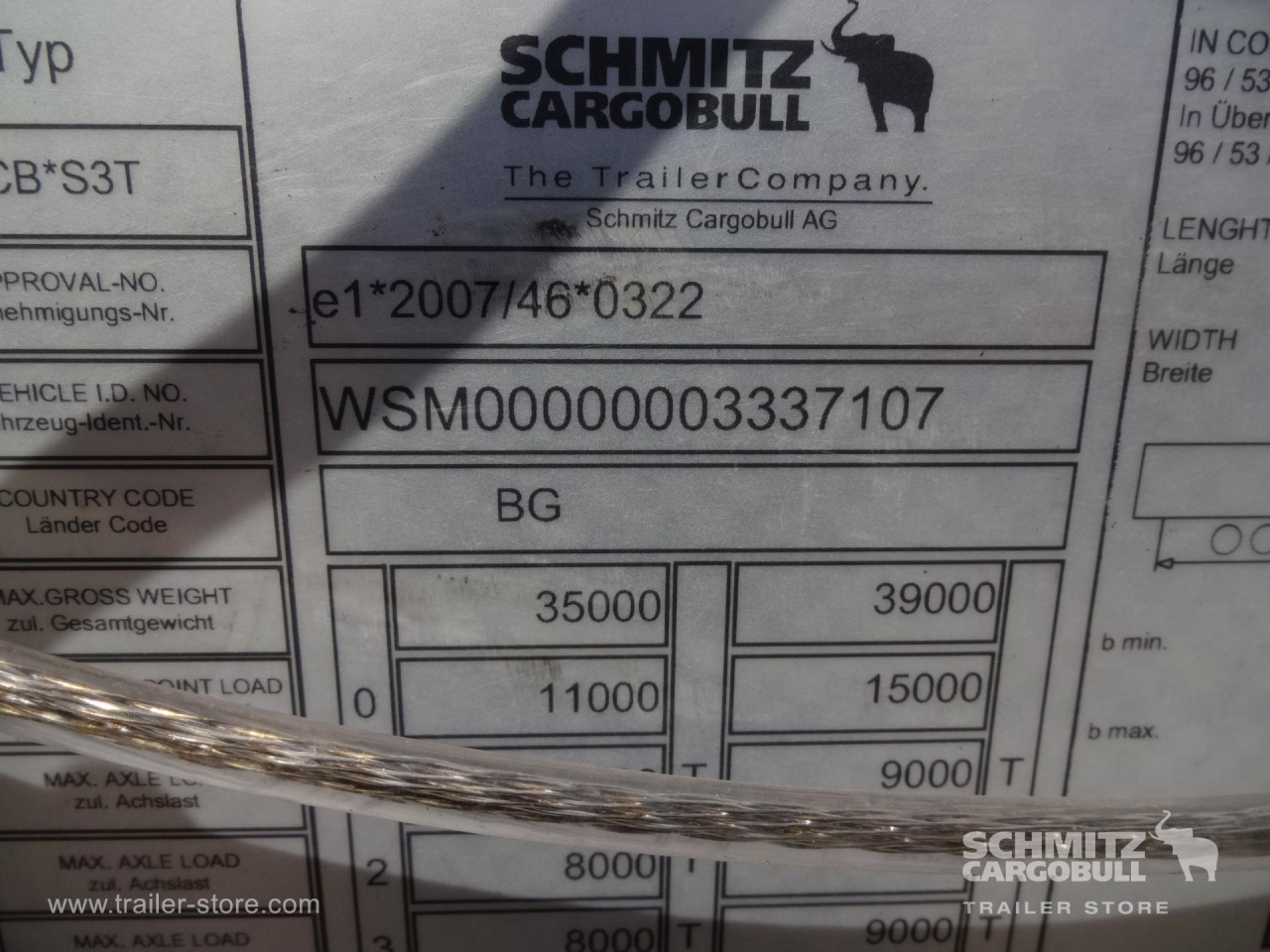 Schmitz Cargobull Curtainsider Standard 