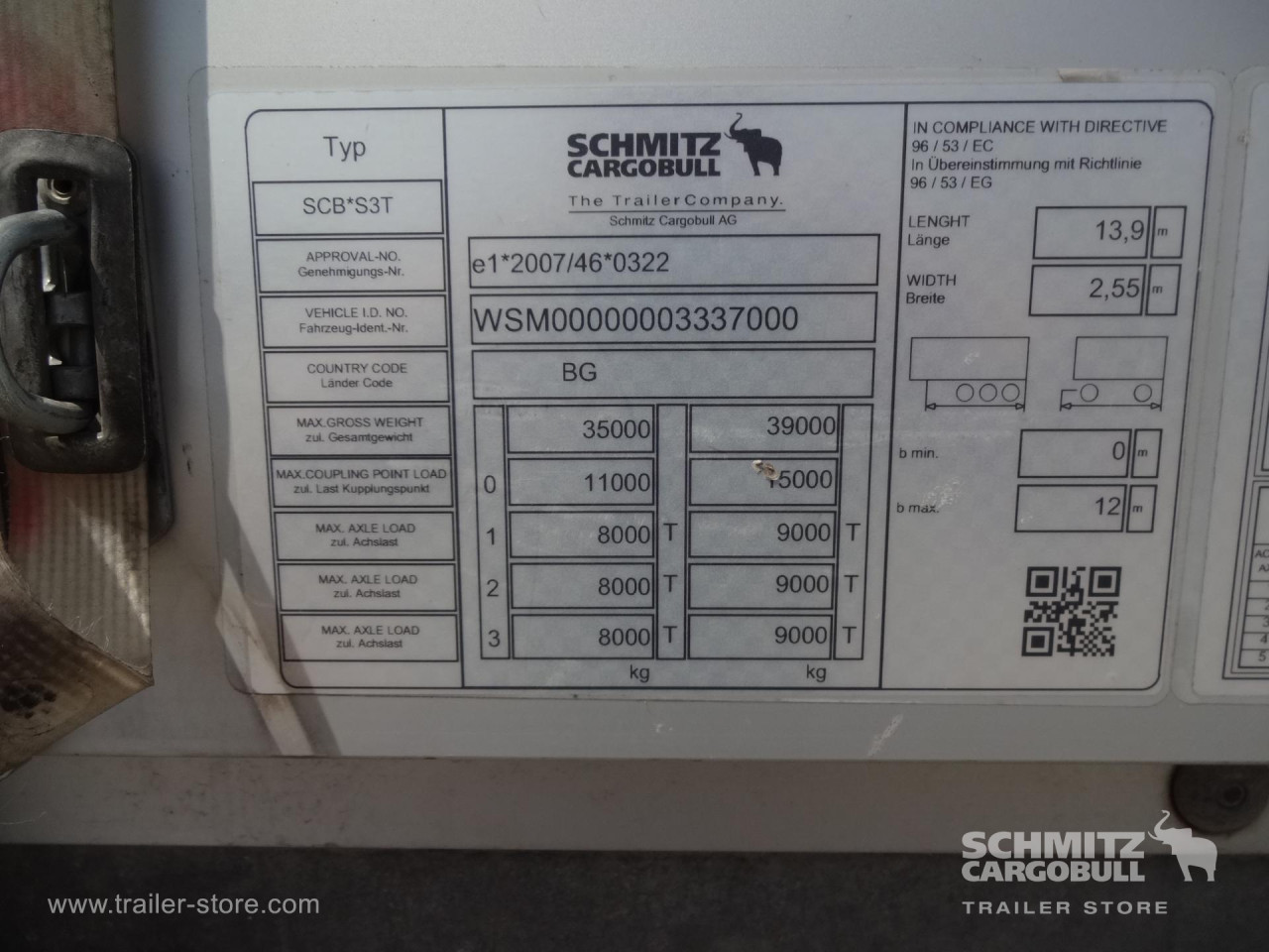 Schmitz Cargobull Curtainsider Standard 