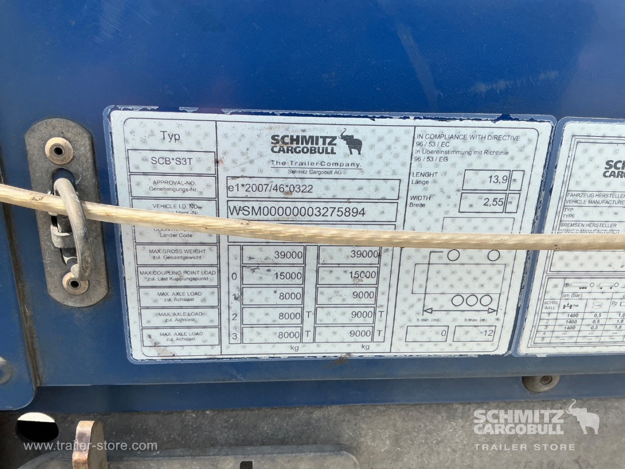 Schmitz Cargobull Curtainsider Standard 