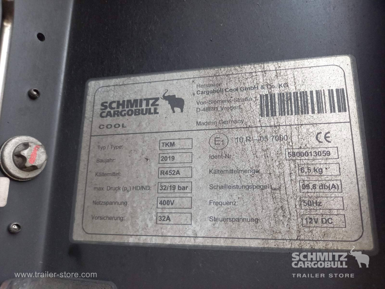 Schmitz Cargobull Tiefkühler Standard Doppelstock Trennwand 