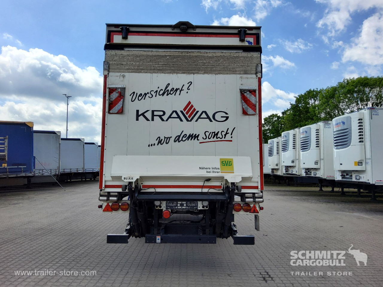 Schmitz Cargobull Tiefkühler Standard Doppelstock Trennwand Ladebordwand 