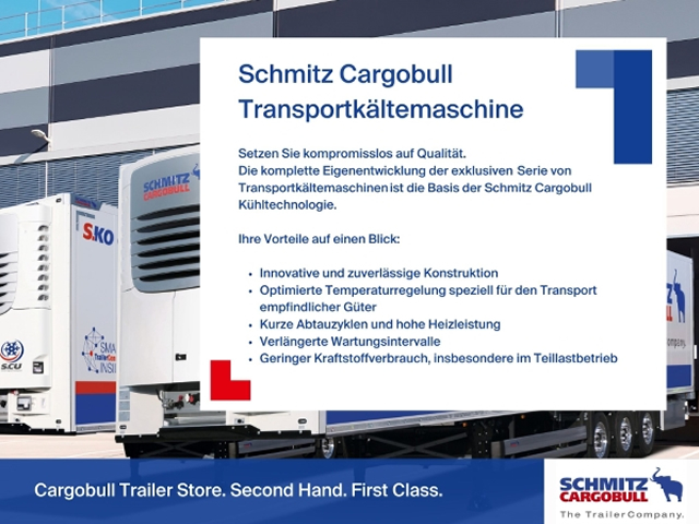 Schmitz Cargobull Tiefkühler Standard Doppelstock Trennwand 