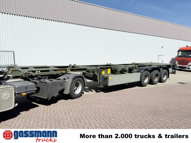 Doll U-74.0 3-Achs Containerchassis, 2x20/20/30/40ft, 