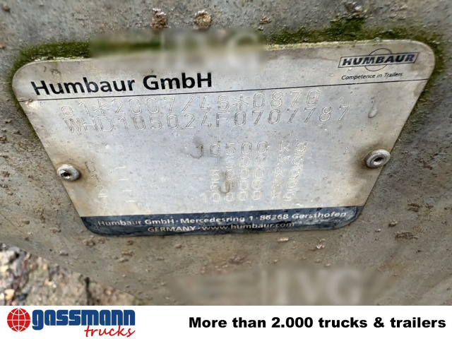 Humbaur HTK 105024, Verzinkt 