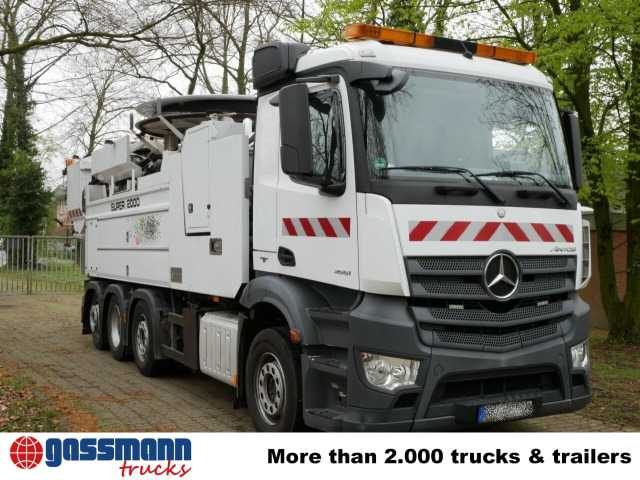 Mercedes Benz Actros 3551 8x2/6, Wiedemann Super 2000, Saug- 