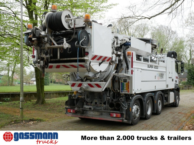 Mercedes Benz Actros 3551 8x2/6, Wiedemann Super 2000, Saug- 