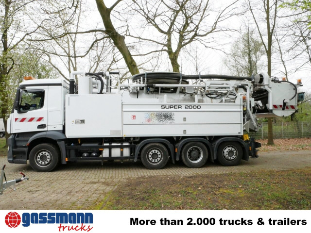 Mercedes Benz Actros 3551 8x2/6, Wiedemann Super 2000, Saug- 