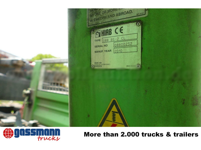 MAN TGL 12.220 4X2 BB, EEV, Kran Hiab 088 BS-2 CL 