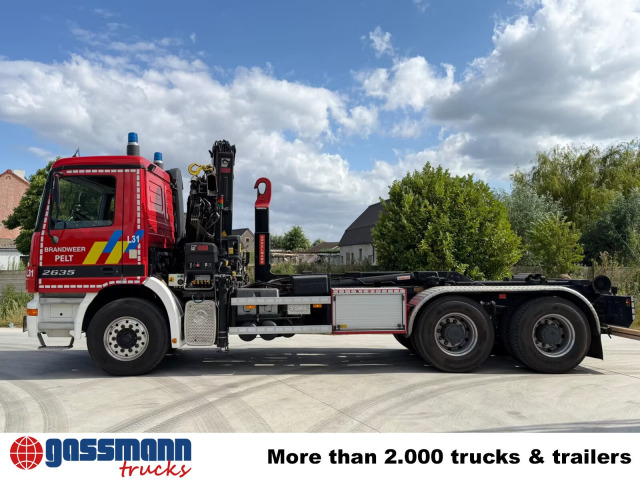 Mercedes Benz Actros 2635 6x4, Kran Hiab XS 122B-3 Duo, 