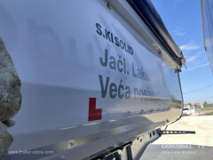 Schmitz Cargobull Tipper Steel half pipe body 28m³ 