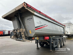 Schmitz Cargobull Semitrailer Tipper Steel half pipe body 25m³ 