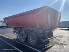 ANDERE Semitrailer Tipper Steel half pipe body 91m³ 