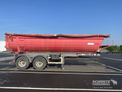 ANDERE Semitrailer Tipper Steel half pipe body 91m³ 