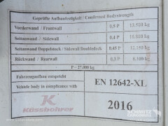 KAESSBOHRER Oplegger Schuifzeil Mega 