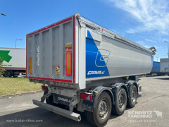 GRANDUCA Semitrailer Tipper Steel half pipe body 