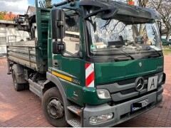 Mercedes Benz Atego 1624/27 4x2, Heckkran Hiab 099 BS-2 HiDuo, 