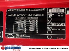 MAN TGS 41.480 8X8 BB, Bender Stahlmulde ca. 18m³, 
