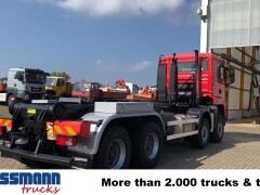 MAN TGS 41.480 8X8 BB, Bender Stahlmulde ca. 18m³, 