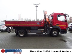 Mercedes Benz Atego 1221 K 4x2 mit Kran Atlas AK 75.2, Funk, 