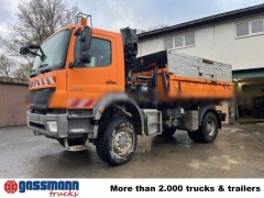 Mercedes Benz Axor 1829 AK 4x4 mit Kran Hiab XS 111BS-3 HiDuo, 