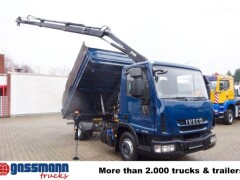Iveco EuroCargo ML80E19 4x2 mit Kran Hiab XS055B-2 
