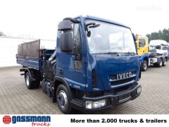 Iveco EuroCargo ML80E19 4x2 mit Kran Hiab XS055B-2 