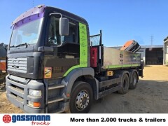MAN TGA 26.363 6x4 BB, PK 16502 C Kran, absattelbar, 