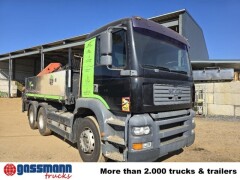 MAN TGA 26.363 6x4 BB, PK 16502 C Kran, absattelbar, 