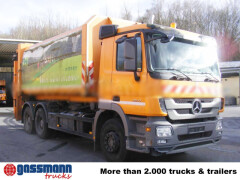 Mercedes Benz Actros 2641/48 L 6x4, Seilabroller, Haller 