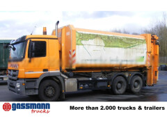 Mercedes Benz Actros 2641/48 L 6x4, Seilabroller, Haller 