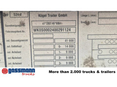 Kögel Port 45 Simplex, Container-Chassis, 