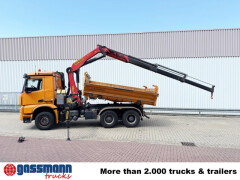 Mercedes Benz Arocs 2651 K 6x4, Retarder, Bordmatik, Kran 