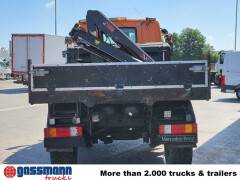 Unimog U 20 4x4, Zapfwelle, Kran Hiab 022D-3 HiDuo, 