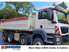 MAN TGS 35.460 8X4 BB, Meiller Bordmatik, Rollplane, 