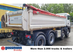 MAN TGS 35.460 8X4 BB, Meiller Bordmatik, Rollplane, 
