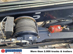 Unimog U400 4x4, Frontzapfwelle, Heckkran Hiab XS 