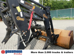 Unimog U400 4x4, Frontzapfwelle, Heckkran Hiab XS 