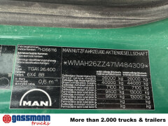 MAN TGA 26.400 6X4 BB, Intarder 