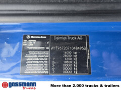 Mercedes Benz Atego 1630 K 4x2, Meiller 3-Seiten, 2 x AHK Öl 