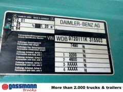 Mercedes Benz Atego 815 K 4x2, 2x AHK 