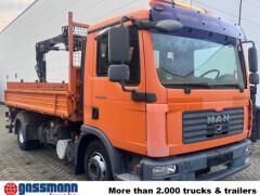 MAN TGL 8.180 4x2 BB, 2x AHK, Heckkran Hiab XS 066 