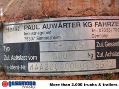 Andere Auwärter Tandemtieflader TT 10,5 