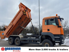 MAN TGS 33.440 6x6 BB, Stahlmulde ca. 10m³, hydr. 