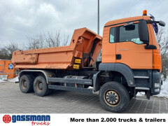 MAN TGS 33.440 6x6 BB, Stahlmulde ca. 10m³, hydr. 