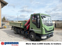 Iveco ML100E19 4x2, Kran HMF 810-K2, 2x AHK 