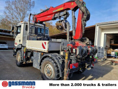 MAN TGM 13.290 4x4 BL, Pfanzelt Seilwinde, Heckkran 