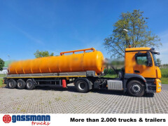 Mercedes Benz Antos 1843 LS 4x2 mit Leistikow Saugauflieger 