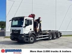 MAN TGS 35.480 8x4, Kran FASSI F275, Funk, 