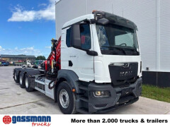 MAN TGS 35.480 8x4, Kran FASSI F275, Funk, 