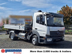 Mercedes Benz Atego 3 1018 K 4x2 Hiab Kran 055 2 x AHK 
